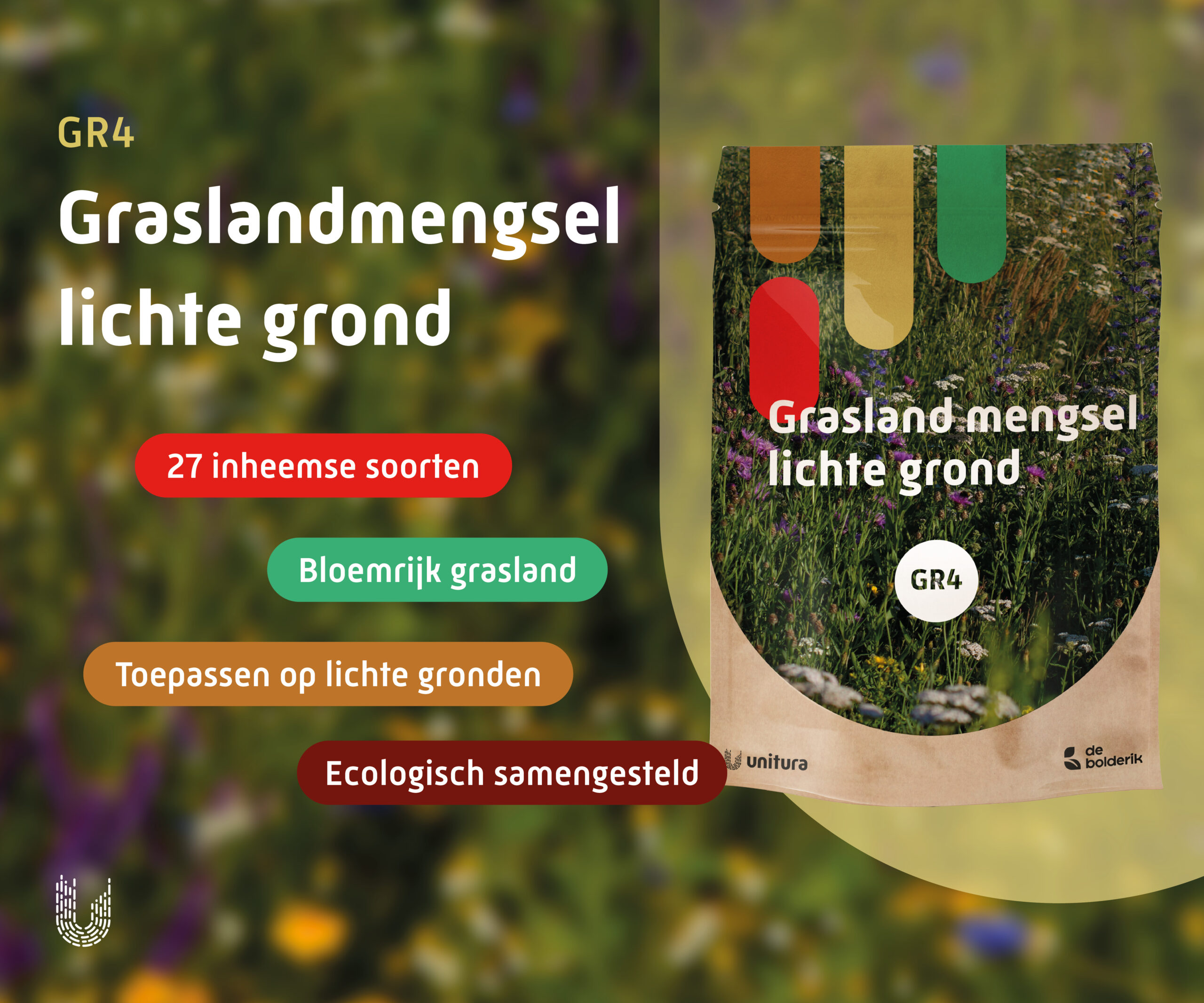 GR4 | Graslandmengsel lichte grond ecologisch
