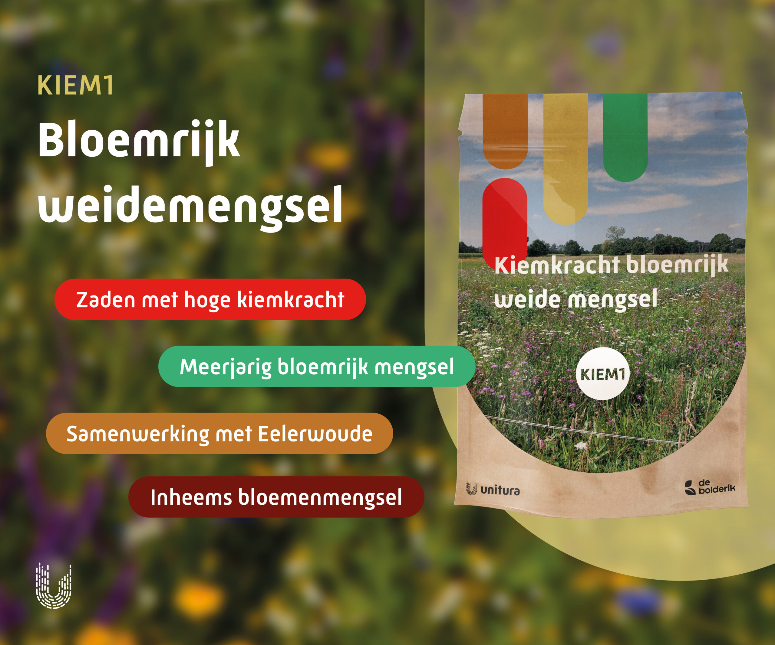 KIEM1 | Kiemkracht bloemrijk weidemengsel